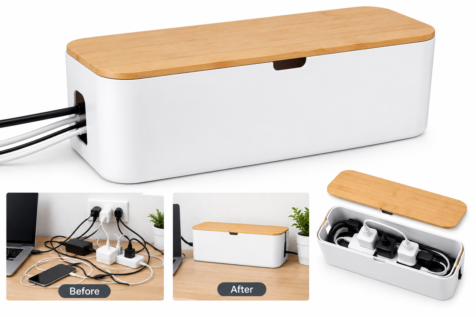 Cable Management Organizer Box