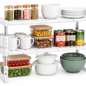 Kitchen Cabinet Shelf Organizer